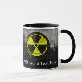 Taza Símbolo radiactivo grueso