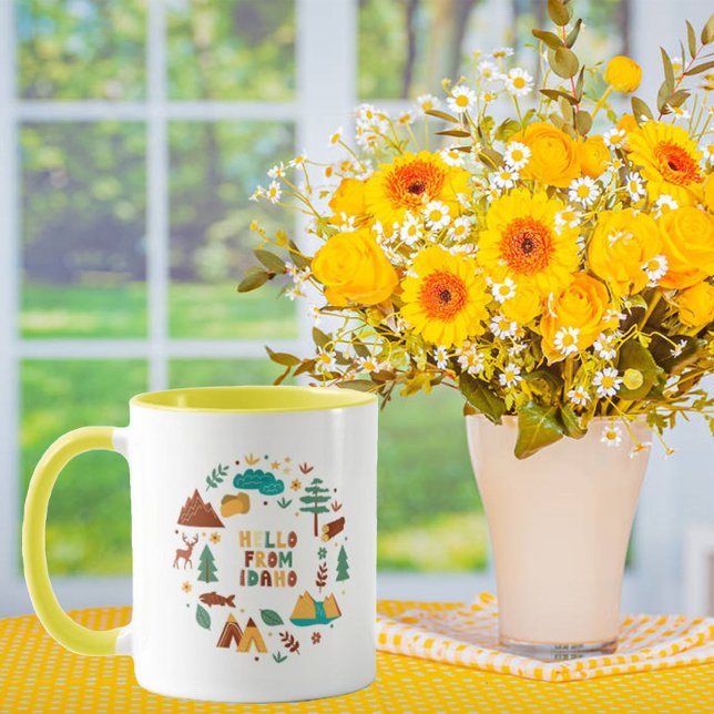 Taza Símbolos de estado del tema del vector Art Idaho (Subido por el creador)