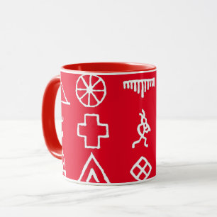 Taza Símbolos de imágenes nativas estadounidenses