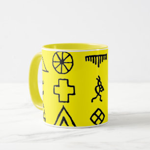 Taza Símbolos de imágenes nativas estadounidenses
