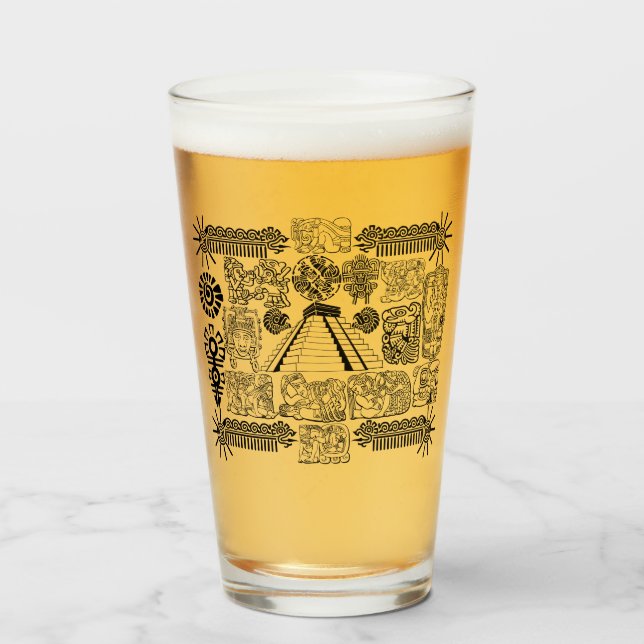 Taza Símbolos Mayas (Anverso (lleno))