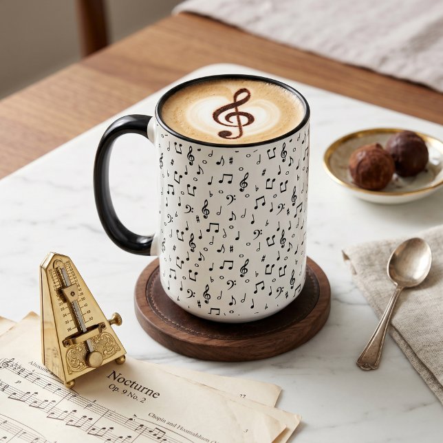 Taza Símbolos musicales (Subido por el creador)