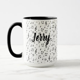 Taza Símbolos musicales personalizados