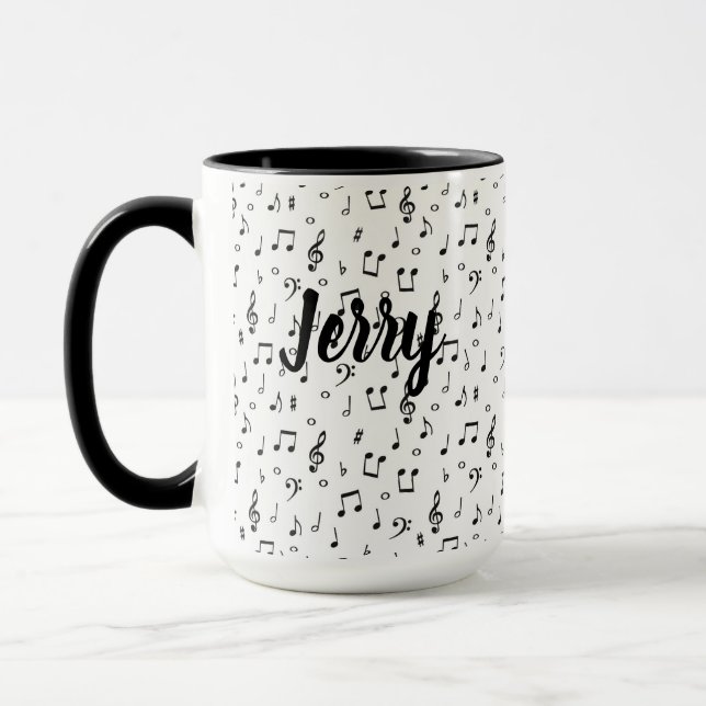 Taza Símbolos musicales personalizados (Izquierda)