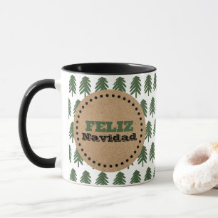 Taza Simple Feliz Navidad