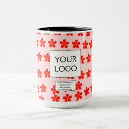 Taza simple minimal agregue su logo/diseño aquí negocio