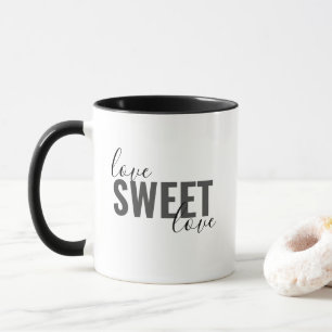 Taza simple moda AMOR DULCE AMOR  