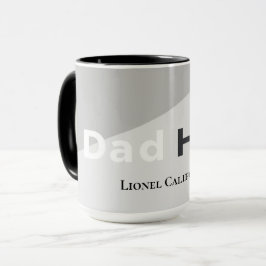 Taza Simple Modern Clean Minimalist Dad Hero Gift