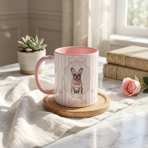 Taza Simple Moderna con Nombre y Foto de Mascota