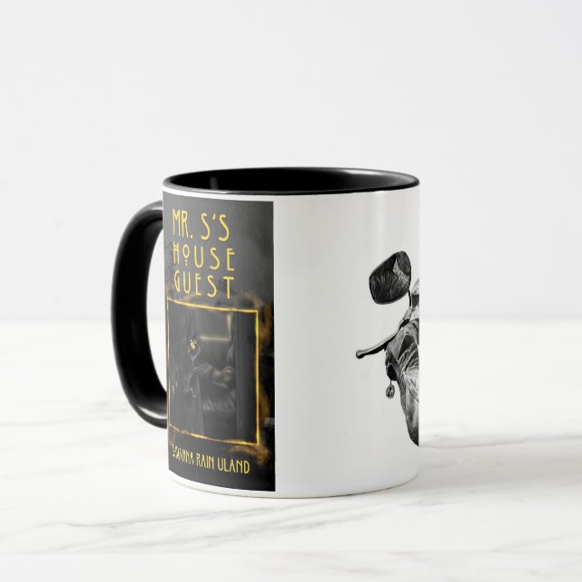 Taza Simple Mr. S - Motocicleta y cubierta Art Mug (Anverso izquierdo)