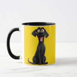 Taza Simple peluca de perro - Regalo adorable para los 