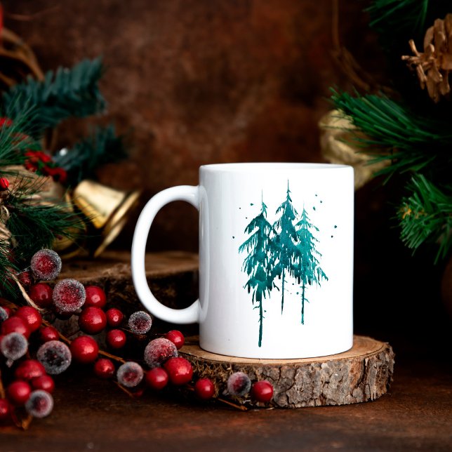 Taza Simple pinos bebé, frío fuera de los Navidades (Subido por el creador)