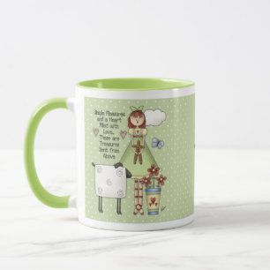 Taza Simple Pleasures Farmhouse Annie Doll Mug