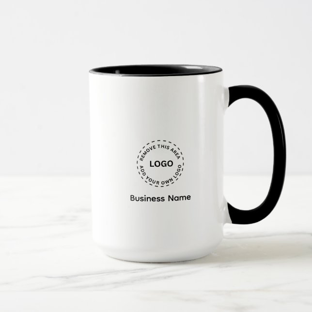 Taza Simple Professional Crea Tu Combo de Logo Personal (Derecha)