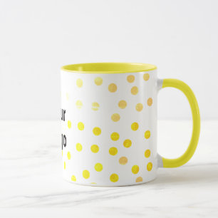 Taza Simple y minimalista logotipo personalizado elegan