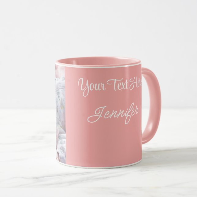 Taza Simplemente sube una foto favorita Añadir nombre M (Anverso derecho)