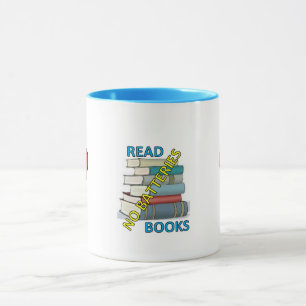 Taza sin batería de libro