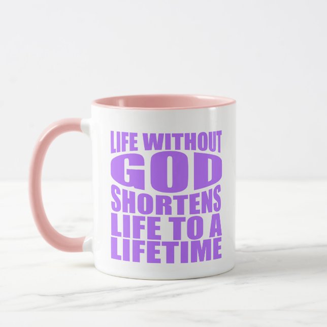 Taza Sin Dios la vida se reduce a una vida (Izquierda)
