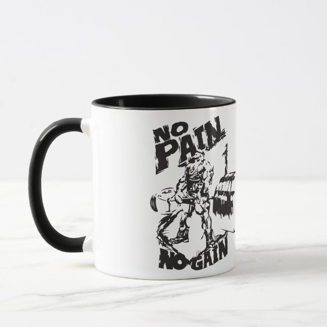 Taza Sin dolor sin ganancia - Motivación para la constr (Izquierda)