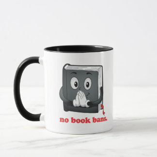 Taza Sin prohibiciones de libros, por favor