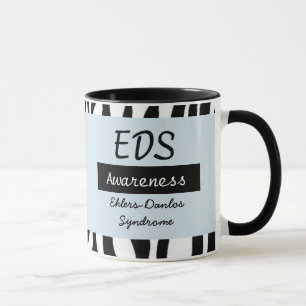 Taza Síndrome de Ehlers-Danlos Conciencia EDS Café Mug