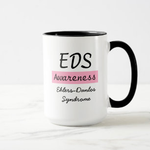 Taza Síndrome de Ehlers-Danlos Conciencia EDS Café Mug