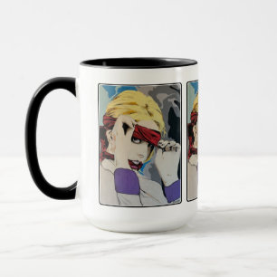 Taza "Síndrome de Estocolmo" Pintura de un