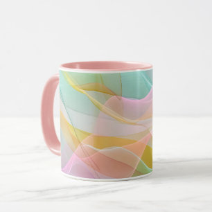 Taza Sinfonía de Pastel de Cintas Flotantes Sutiles