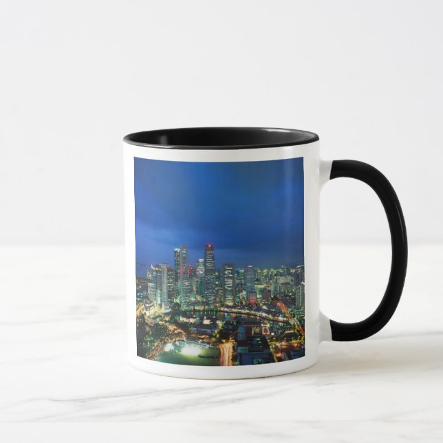 Taza Singapur Skyline de noche, Singapur (Derecha)