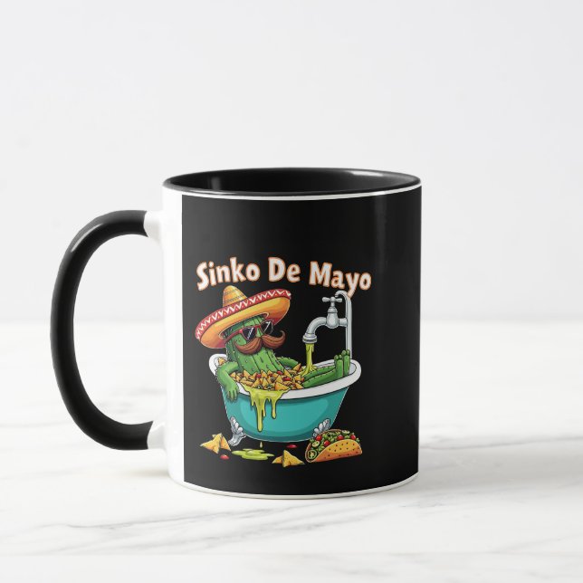 Taza Sinko de Mayo"Funny Cinco de Mayo Cactus (Izquierda)