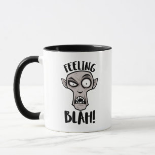 Taza Sintiendo el vampiro Blah Nosferatu