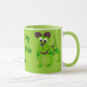 Taza Sintiendo mi lado irlandés juguetón