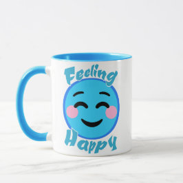 Taza Sintiéndose feliz