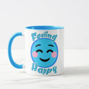 Taza Sintiéndose feliz