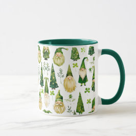 Taza "¡Sip el encanto irlandés con los gnomos de San Pa