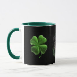Taza "¡Sip la suerte con nuestro St. Patrick's Pug Mug!