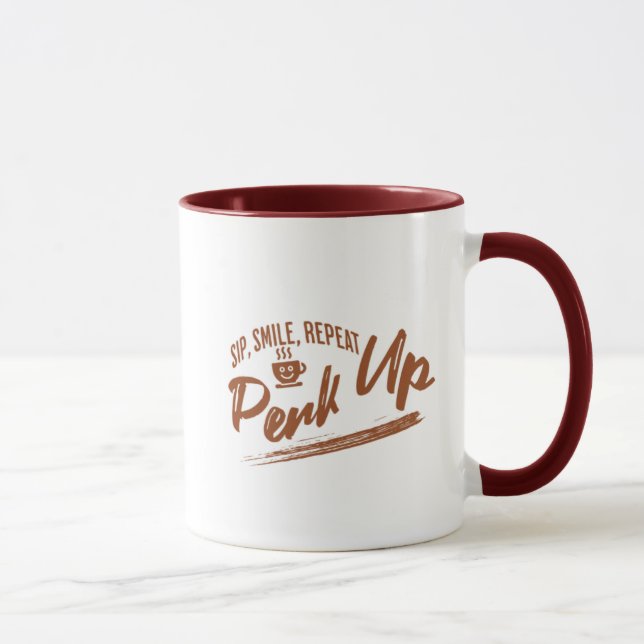 Taza Sip Smile Repeat Coffee Cup (Derecha)
