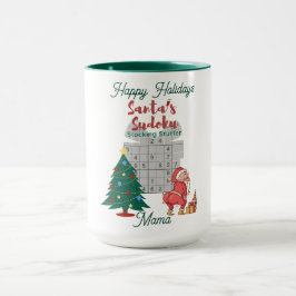 Taza Sip y Solve: Cosy Navidades Sudoku Café Cup