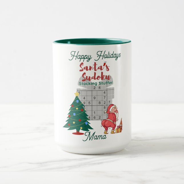 Taza Sip y Solve: Cosy Navidades Sudoku Café Cup (Centro)
