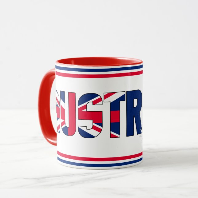 Taza Sippin' con Australia Patriotic Café (Anverso izquierdo)
