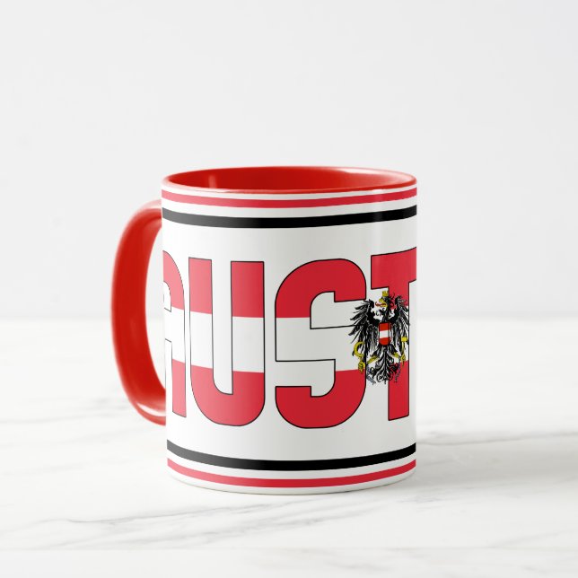Taza Sippin' con Austria Patriotic Café (Anverso izquierdo)