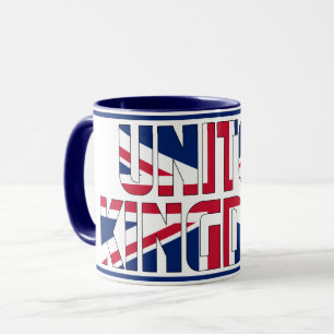 Taza Sippin' con el café patriótico británico
