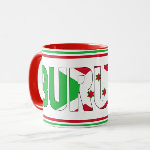 Taza Sippin' con el café patriótico de Burundi
