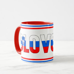 Taza "Sippin" con Eslovenia" café patriótico