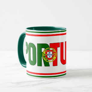 Taza Sippin' con Portugal café patriótico