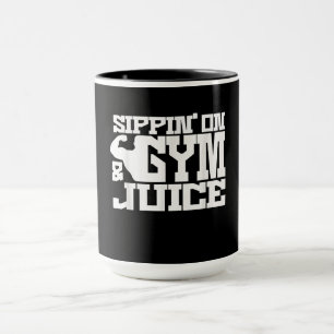 Taza Sippin Sobre Jugo De Gimnasio - Camisetas De Entre