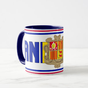 Taza "Sippin' with Andorra" Café patriótico