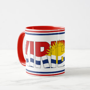 Taza "Sippin' with Kiribati" café patriótico