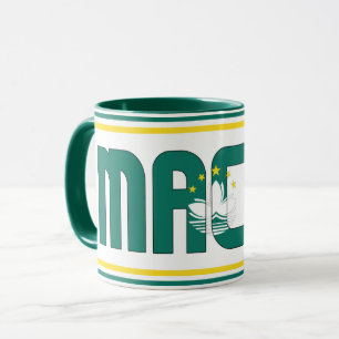 Taza "Sippin' with Macau" café patriótico