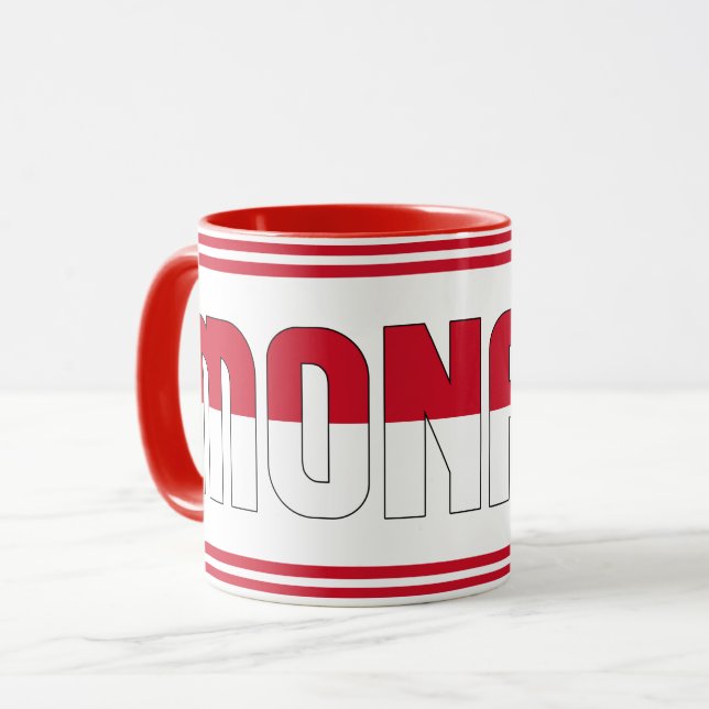 Taza "Sippin' with Monaco" café patriótico (Anverso izquierdo)